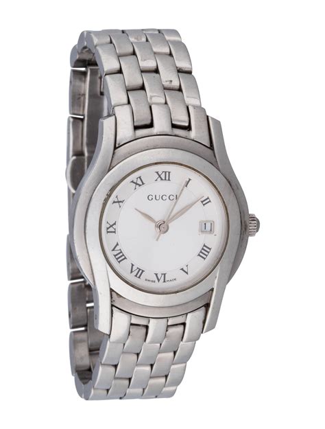 gucci watch silver women& 39|stainless steel silver gucci watch.